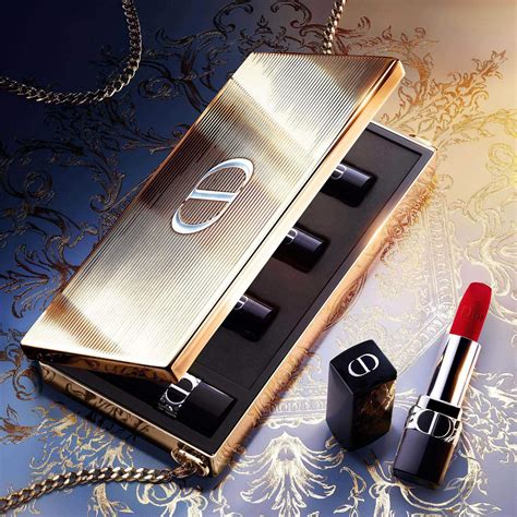 dior clutch with lipsticks|dior lipstick case limited edition.